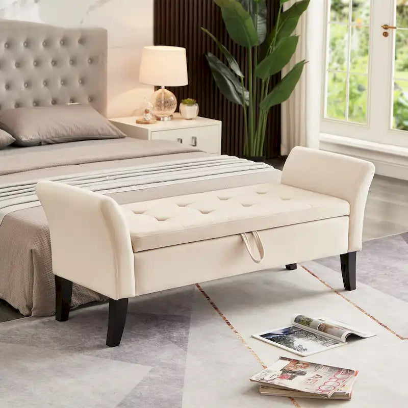 51.5 Bed Bench with Storage
