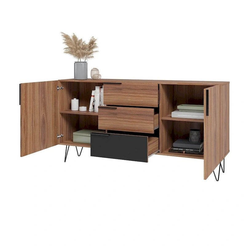 Sideboard with 4 Shelves
