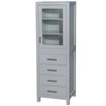 Linen Tower with Door & Drawer Storage