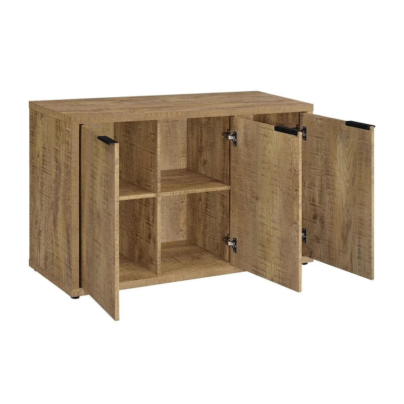 Mango 3-door Accent Cabinet with Adjustable Shelves