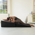 Super Ramp / Convertible Bed Bench w/ Slip Cover for Yoga & Massage, Microvelvet