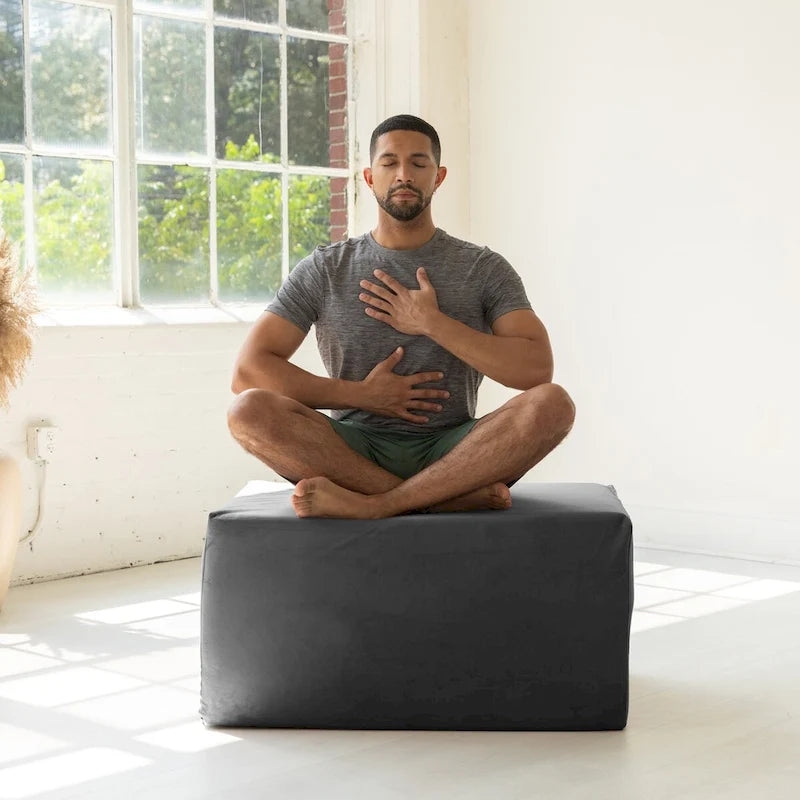 Super Ramp / Convertible Bed Bench w/ Slip Cover for Yoga & Massage, Microvelvet