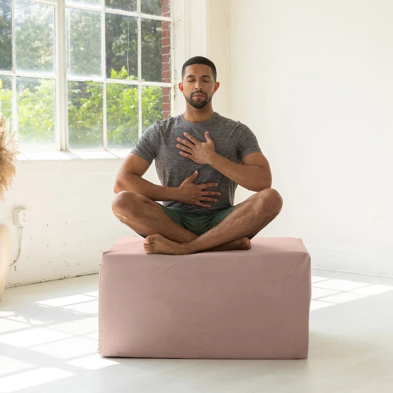 Super Ramp / Convertible Bed Bench w/ Slip Cover for Yoga & Massage, Microvelvet