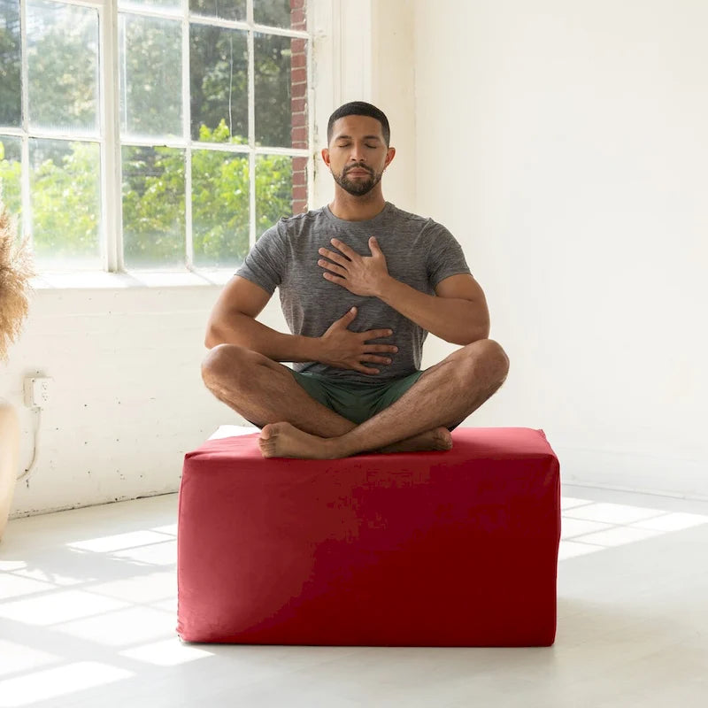 Super Ramp / Convertible Bed Bench w/ Slip Cover for Yoga & Massage, Microvelvet