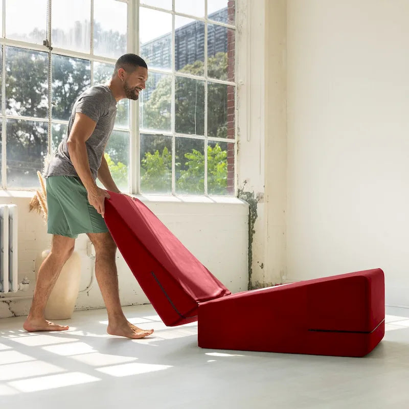 Super Ramp / Convertible Bed Bench w/ Slip Cover for Yoga & Massage, Microvelvet