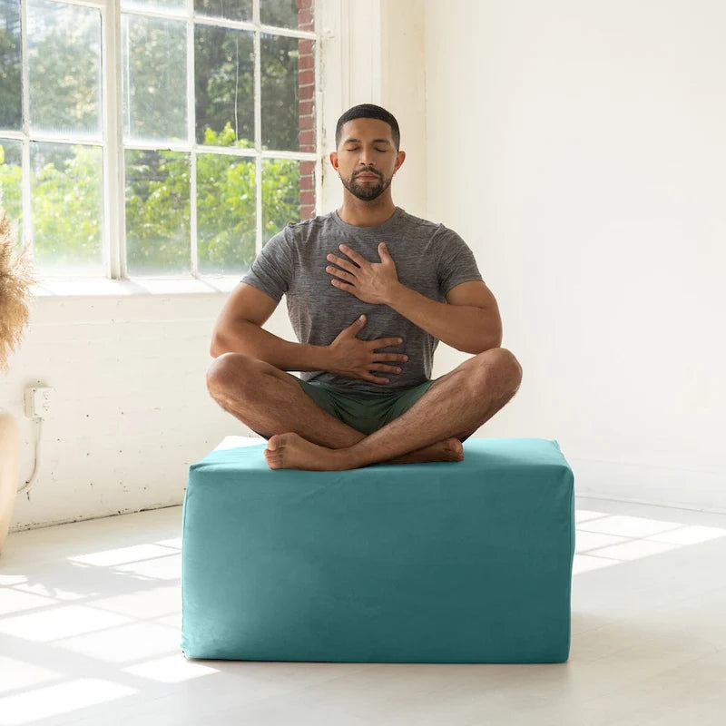 Super Ramp / Convertible Bed Bench w/ Slip Cover for Yoga & Massage, Microvelvet