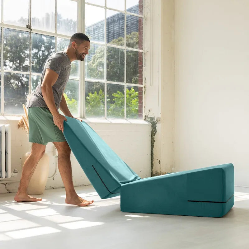 Super Ramp / Convertible Bed Bench w/ Slip Cover for Yoga & Massage, Microvelvet