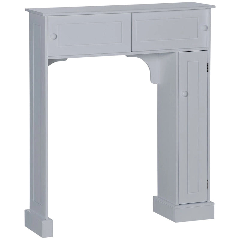 Over the Toilet Bathroom Cabinet,Toilet Rack, Space Saver, Gray
