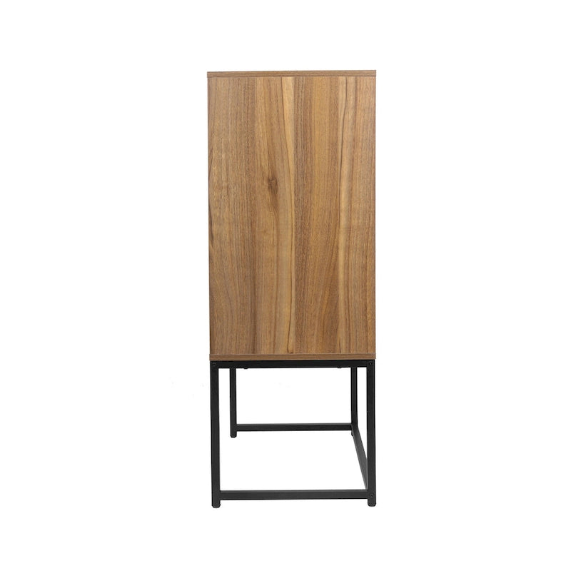 High Cabinet Free Standing Cabinet Adjustable shelf for Living Room Bedroom Hallway - 26.78 x 15.75 x 41.23H